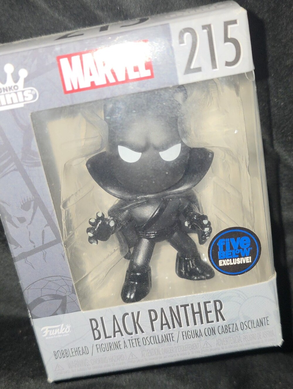 Funko Marvel Black Panther Mini Bobblehead — Black